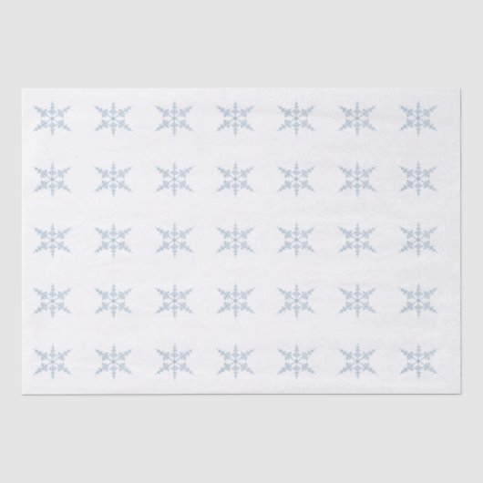 Winter Snowflakes Tissuepapier (Voorkant)