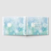 Winter Snowflakes Weddenschap Gastenboek (Volledig)