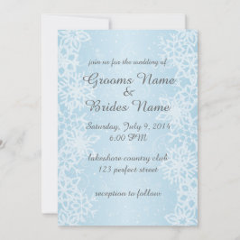 Winter Snowflakes Weddenschap Kaart