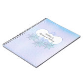 Winter Snowflakes Weddenschap Notitieboek (Linkerzijde)