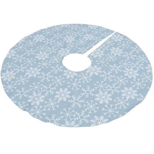 Winter SNOWFLAKT naadloos patroon + uw ideeën Kerstboom Rok (Gekanteld)