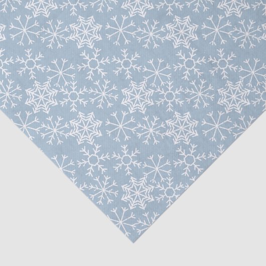 Winter SNOWFLAKT naadloos patroon + uw ideeën Tissuepapier (Detail)