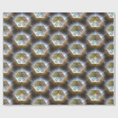 Winter Snowgauge Flakes Kerstmis Modern Cadeaupapier (Vlak)