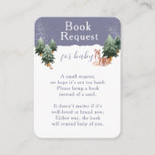 Winter Snowglobe Boekaanvraag Informatiekaartje (Voorkant)