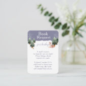 Winter Snowglobe Boekaanvraag Informatiekaartje (Staand voorkant)