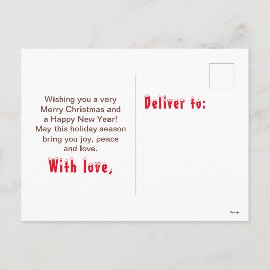 Winter Snowman Bright Green Merry KerstHolida Feestdagenkaart (Achterkant)