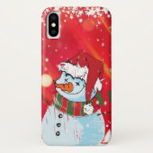 Winter Snowman Case-Mate iPhone Case (Achterkant)