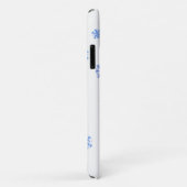 Winter Snowman en Snowflakes Case-Mate iPhone Case (Achterkant/rechts)