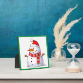 WINTER SNOWMAN FOTOPLAAT (Insitu)