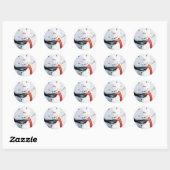 Winter Snowman Kaarten en Stickers (Vel)