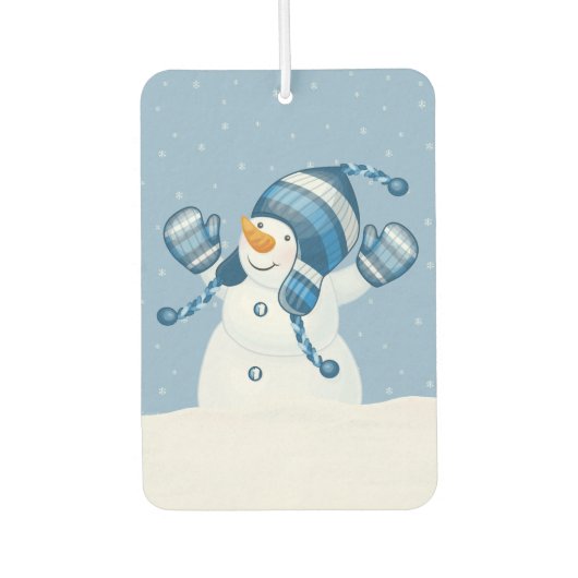 Winter Snowman Luchtverfrisser (Voorkant)