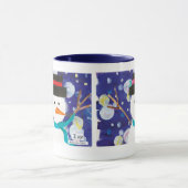 Winter Snowman Mok (Midden)