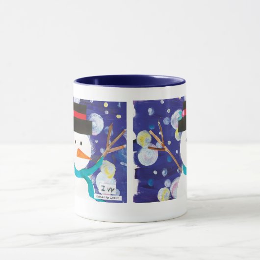 Winter Snowman Mok (Midden)