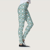 Winter Snowman Patroon Leggings (Rechts)