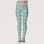 Winter Snowman Patroon Leggings (Voorkant)