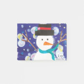 Winter Snowman Post-it® Notes (Voorkant)