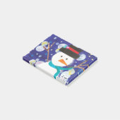 Winter Snowman Post-it® Notes (Schuin)