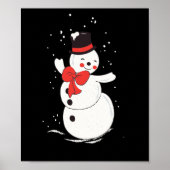 Winter Snowman Poster (Voorkant)