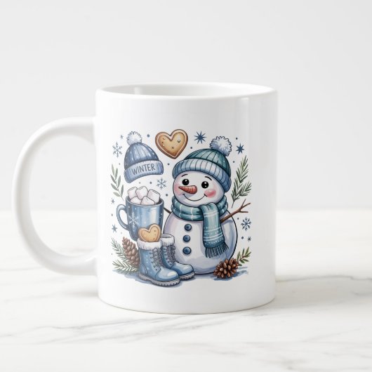 Winter Snowman Specialty Mug Grote Koffiekop (Links)