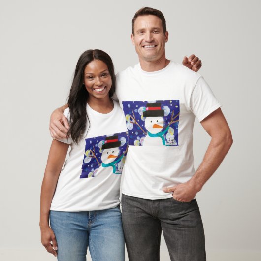 Winter Snowman T-shirt (Unisex)