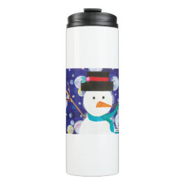 Winter Snowman Thermosbeker