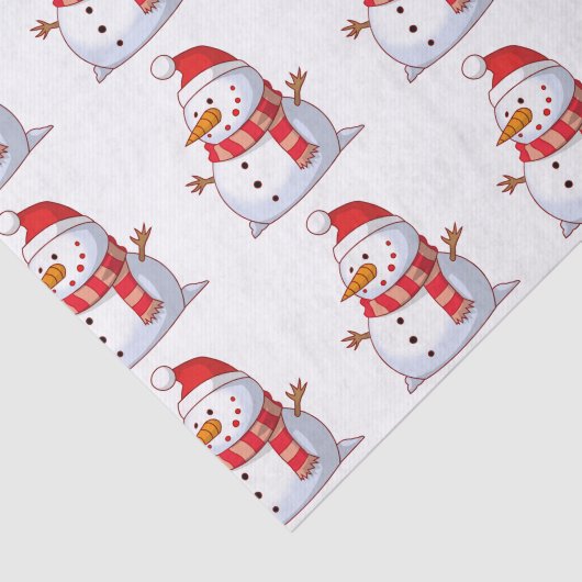 WINTER SNOWMAN TISSUEPAPIER (Detail)