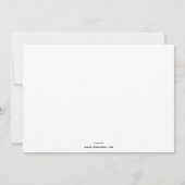 Winter Snowmen en Carriage Baby shower Invitation Kaart (Achterkant)