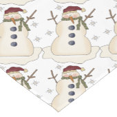 Winter Snowmen Korte Tafelloper (Hoek)