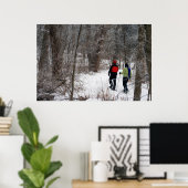 Winter Snowshoeing Poster (Thuiskantoor)