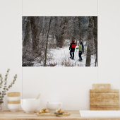 Winter Snowshoeing Poster (Keuken)