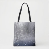 Winter Snowy Forest Tote Bag (Voorkant)
