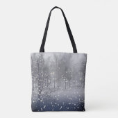 Winter Snowy Forest Tote Bag (Achterkant)