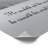 Winter Snowy Landscape-Scripting Quote Poster (Hoek)