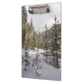 Winter Snowy Mountain Scene in Montana Klembord (Links)