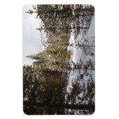 Winter Snowy Mountain Scene in Montana Magneet (Verticaal)