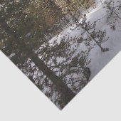 Winter Snowy Mountain Scene in Montana Tissuepapier (Detail)