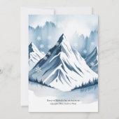 Winter Snowy Pine Wreath Bachelorette Party Kaart (Achterkant)