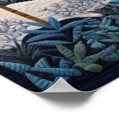 Winter Snowy Quilt Poster (Hoek)