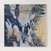 Winter Snowy Quilt Puzzel (Horizontaal)