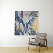 Winter Snowy Quilt Tapestry Wandkleed (In Situ (horizontaal))