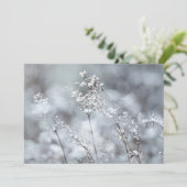 Winter Softness, snowy Feestdagenkaart (Staand voorkant)