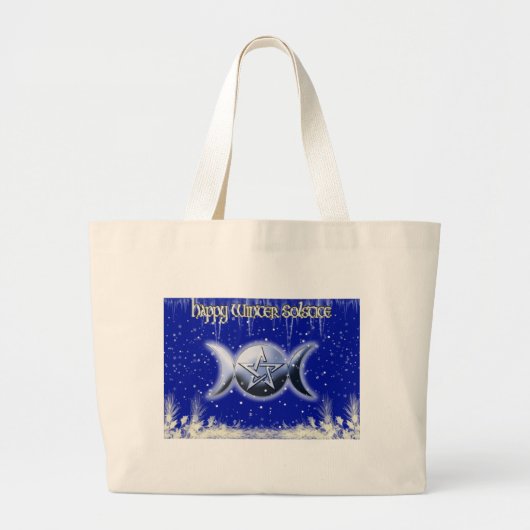 Winter Solstice 1 Bag Grote Tote Bag (Voorkant)
