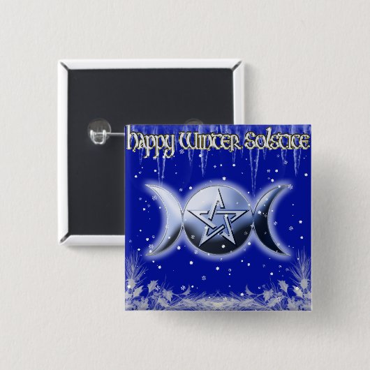 Winter Solstice 1 Button (Voorkant /achterkant)