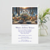 Winter Solstice - binnenuitnodiging Kaart (Staand voorkant)