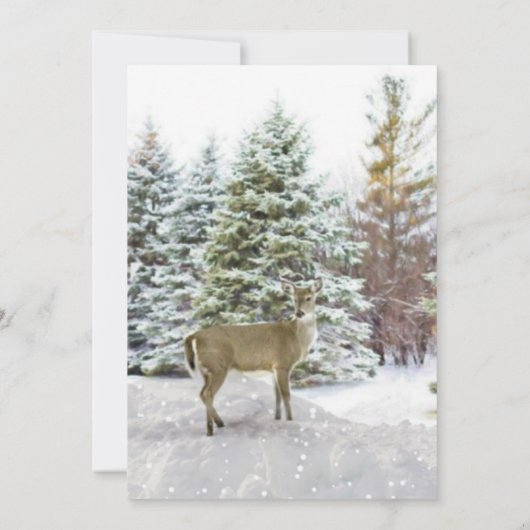 Winter Solstice - binnenuitnodiging Kaart (Achterkant)