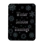 Winter Solstice Blessings Magneet (Verticaal)