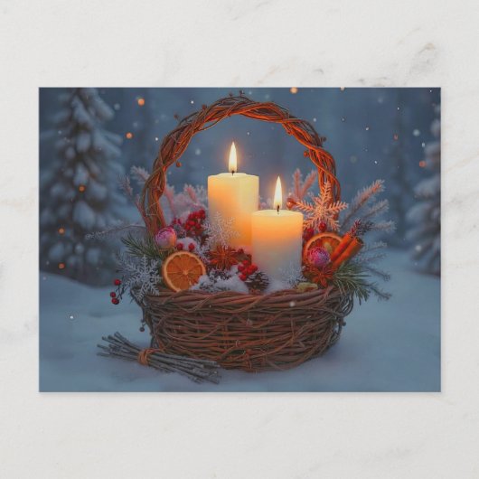 Winter Solstice Blessings Yule Spices Feestdagenkaart (Voorkant)