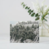 Winter Solstice Briefkaart (Staand voorkant)