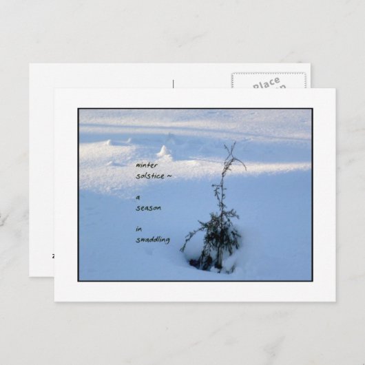Winter Solstice Briefkaart (Voorkant / Achterkant)
