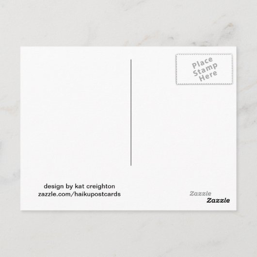 Winter Solstice Briefkaart (Achterkant)